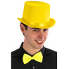 Žltý karnevalový cylindrický klobúk